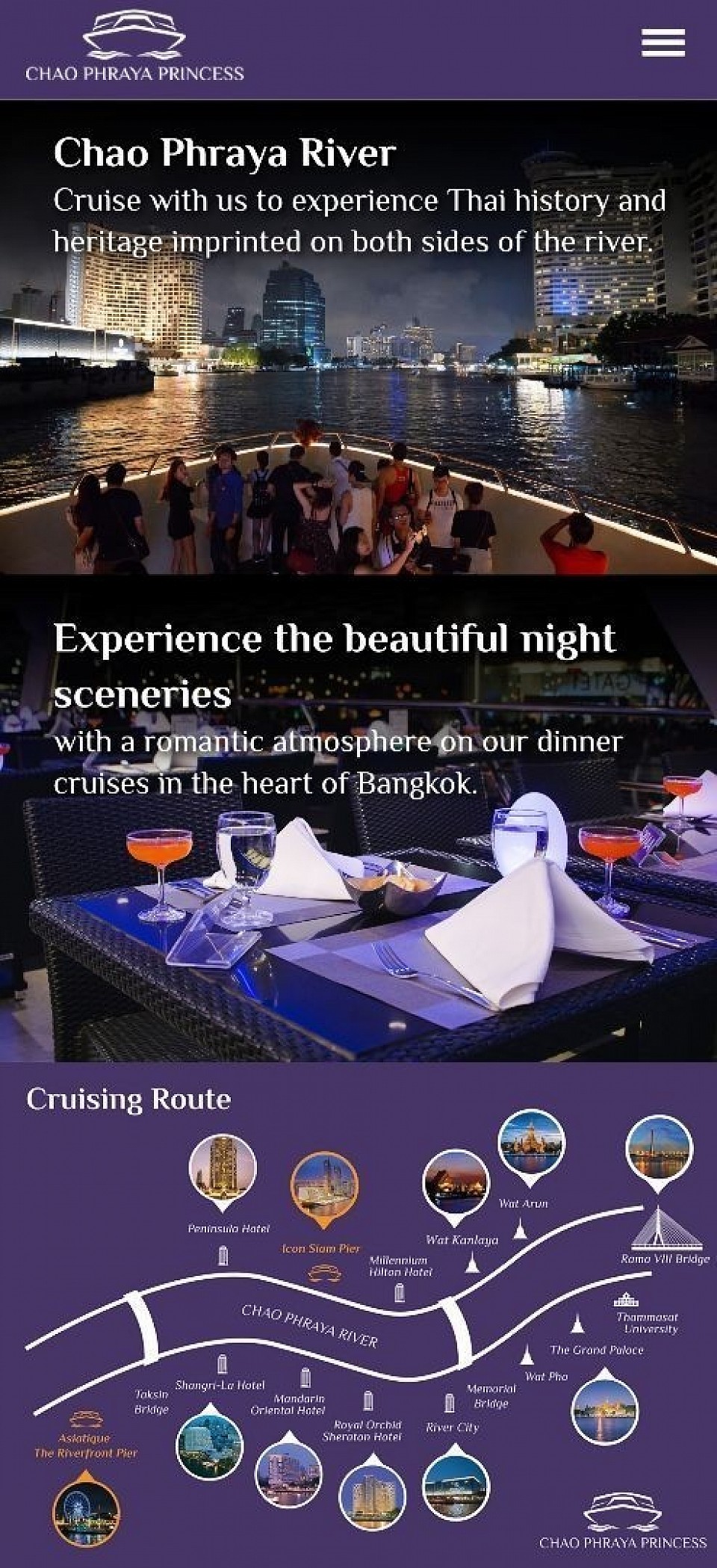 Chaophaya dinner cruise